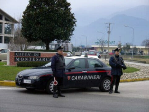 Valle Caudina, rocambolesco inseguimento dei carabinieri