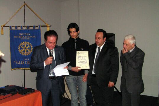 Montesarchio, assegnata la borsa di studio del Rotary Club Valle Caudina
