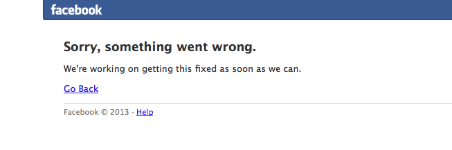 Facebook irraggiungibile per mezz’ora