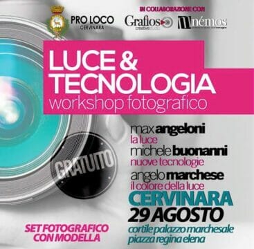 Luce e Tecnologia: workshop fotografico a Cervinara