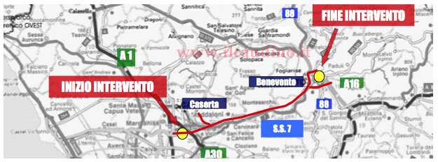 Valle Caudina: 150 milioni per il collegamento stradale Benevento-Caserta