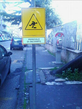 Benevento, Chiamali se vuoi…marciapiedi!!!