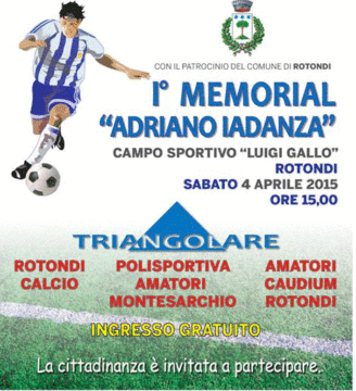 Calcio, Rotondi: sabato il memorial Iadanza