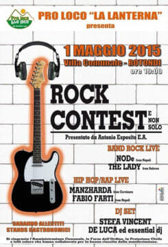 Rotondi, Rock contest per il 1° maggio