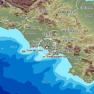 Terremoti: scossa nel distretto del Vesuvio