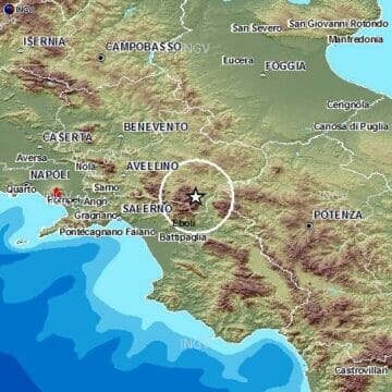 Terremoti: Scossa in Irpinia