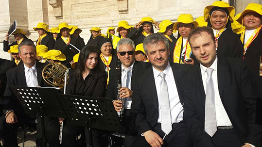 Valle Caudina, La Wind Orchestra Samnium a Napoli per lo spettacolo “La Madre Santa di Casoria”
