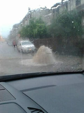 Pioggia in Valle Caudina: le foto del pomeriggio di domenica