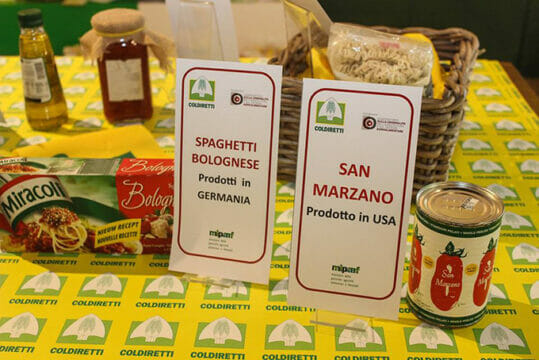 Falso “Made in Italy” e “Made in Campania” in mostra ad Expo nel padiglione Coldiretti