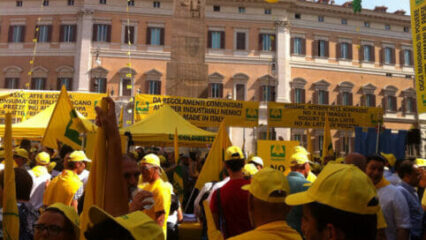 Coldiretti Campania: manifestazione a Roma contro i formaggi con latte in polvere