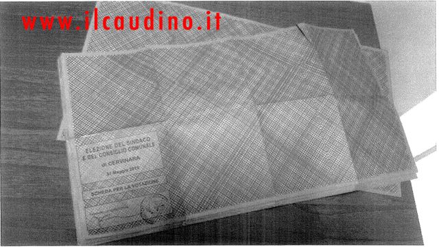 Cervinara: recapitata a Pellegrino Casale scheda elettorale votata