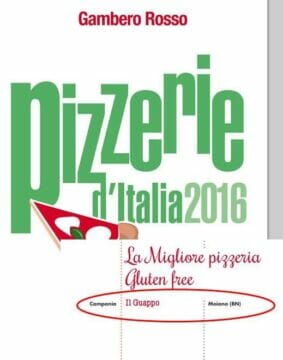 Gambero Rosso: Il Guappo migliore pizzeria “glueten free” d’Italia