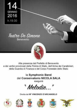 Benevento: Concerto del Conservatorio in omaggio alle Forze dell’Ordine