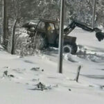Maltempo: Neve e ghiaccio in Irpinia e Sannio, intervengono i trattori della Coldiretti