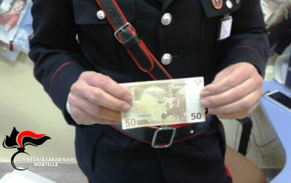 Cronaca, Montella: Spaccia banconota falsa, denunciata pregiudicata