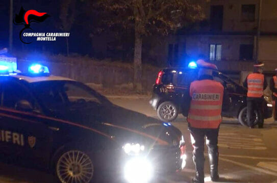 Cronaca, Montella: Cinque pregiudicati allontanati dai carabinieri