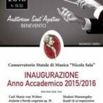 Conservatorio di Benevento: domani il concerto di inaugurazione