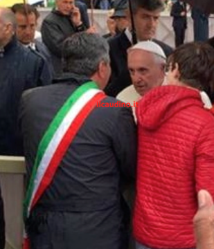 San Martino: la battuta di Papa Francesco al sindaco Ricci