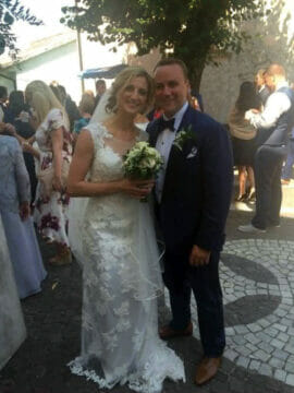 Cristina e Louis dagli Stati Uniti, oggi sposi a Cervinara