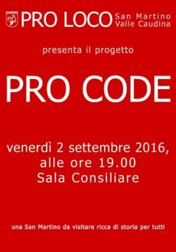 San Martino: la storia ai tempi di “ProCode”