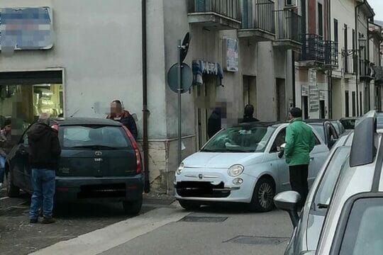 Cervinara, scontro tra auto in via Del Balzo