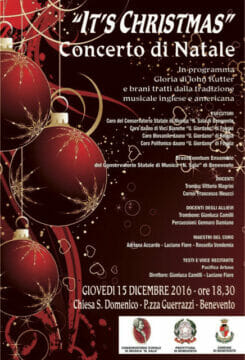Benevento: It’s Christmas, concerto natalizio del Conservatorio