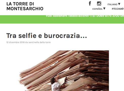 Montesarchio, selfie con la Torre? Fermi per “burocrazia”