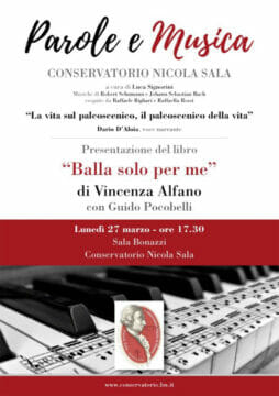 Benevento: Parole e Musica, Vincenza Alfano presenta il libro“Balla solo per me”
