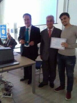 Cervinara: Borse di studio Rotary Club Valle Caudina, vince Catello Corso