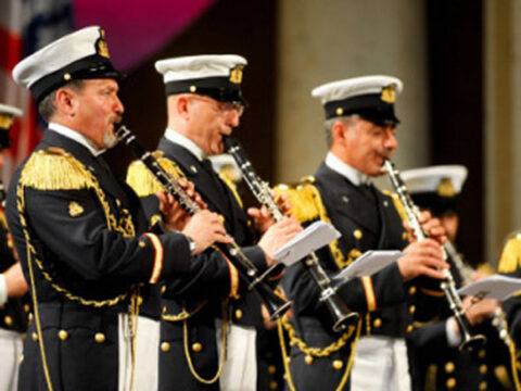 La Banda della Marina Militare al Concerto per la vita