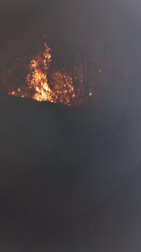 Cervinara: protezione civile e cittadini spengono incendio in località Coppola