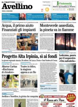 Valle Caudina, i giornali oggi in edicola