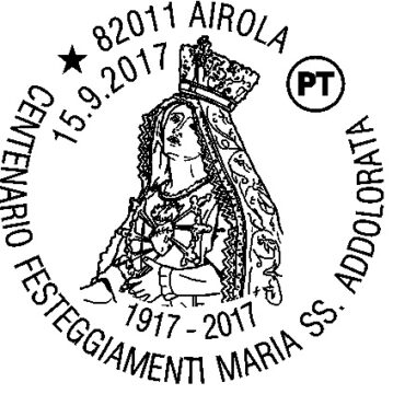 Airola, dalle Poste annullo speciale per la festa della Madonna Addolorata