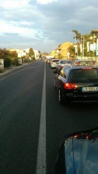 Valle Caudina: Traffico bloccato per incidente a Tufara Valle