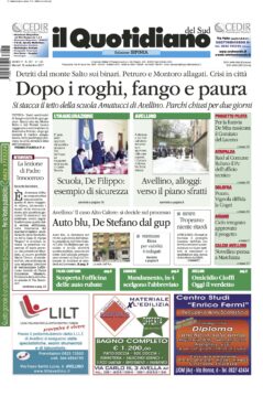 Valle Caudina, le prime pagine dei quotidiani