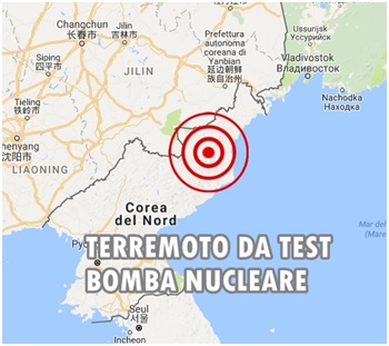 Terremoto 6.3 in Nord Corea registrato alle 5.30 italiane: è il test della bomba a idrogeno