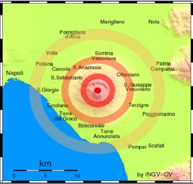 Valle Caudina: scossa di terremoto sul Vesuvio