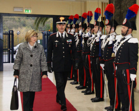 Avellino: Visita del Prefetto Tirone al Comando Provinciale Carabinieri