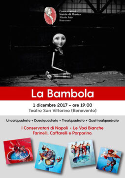 Benevento: Mostra-Concerto La Bambola al Conservatorio