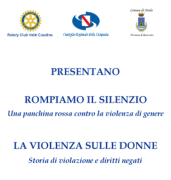 Airola: Rompiamo il silenzio, il Rotary Club Valle Caudina contro la violenza sulle donne