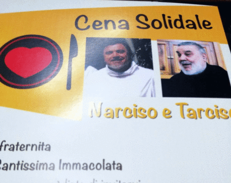 Cervinara: Cena solidale in ricordo dei frati Narciso Marro e Tarcisio Zullo