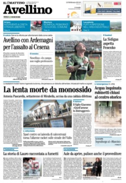 Valle Caudina, i giornali in edicola oggi