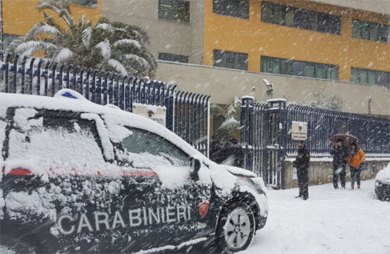 Emergenza neve, Carabinieri Comando Avellino all’opera in tutta l’Irpinia