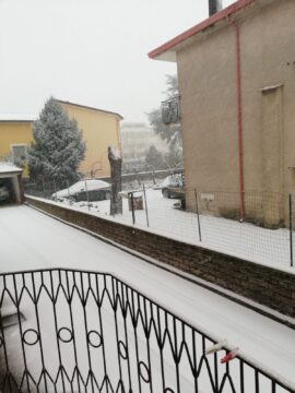 Valle Caudina: è arrivato Burian, ecco la prima neve