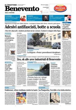 Valle Caudina: le prime pagine dei giornali oggi in edicola