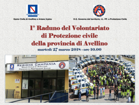 Valle Caudina: Primo raduno del volontariato di Protezione Civile in Irpinia