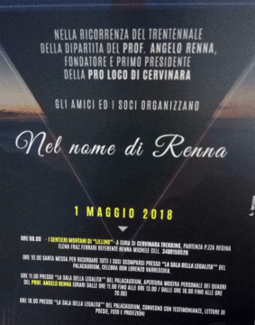 Cervinara: il primo maggio la Pro Loco ricorda Angelo Renna