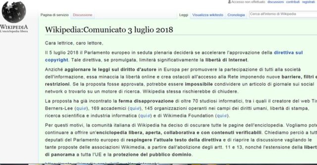 Valle Caudina: oscurata Wikipedia Italia, la più grande enciclopedia on line