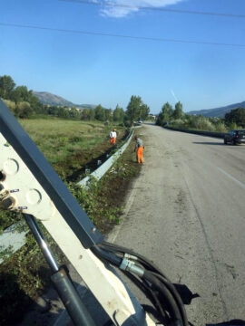 Valle Caudina: controlli della Provincia sulla Fondo Valle Isclero tra Paolisi e Moiano