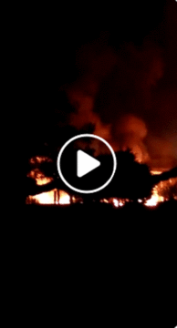 Valle Caudina: brucia una fabbrica a Valle di Maddaloni al confine con la frazione Bagnoli di Sant’Agata